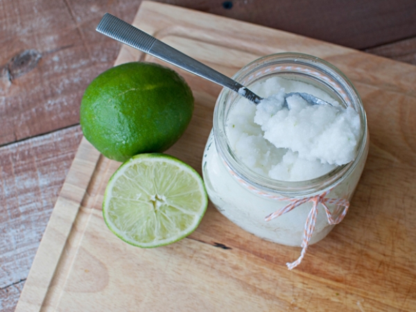 Coconut Oil and Lime Juice
