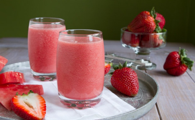 Strawberry Flaxseed Punch Strawberry Flaxseed Punch