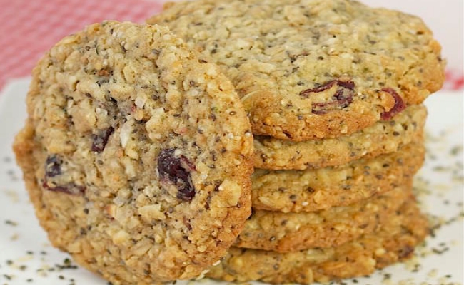 Chia Oatmeal Cookies