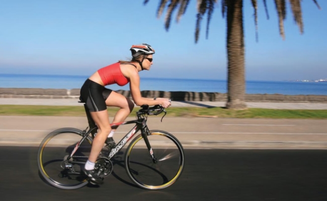 Cycling increases heart rate which helps in burning more calories