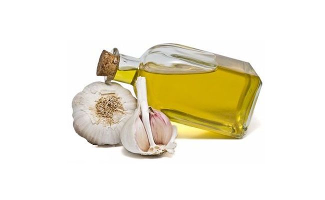 olive oil and garlic