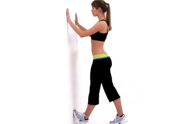 Wall Stretch For The Calves