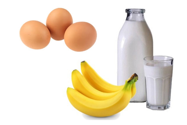 Egg, Milk, And Banana Egg, Milk, And Banana