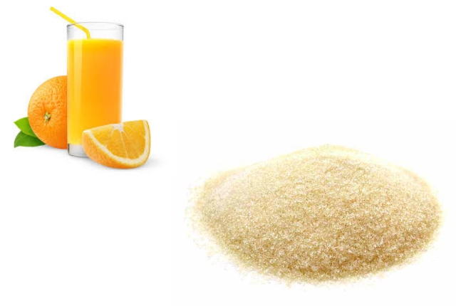 Orange Juice With Gelatine