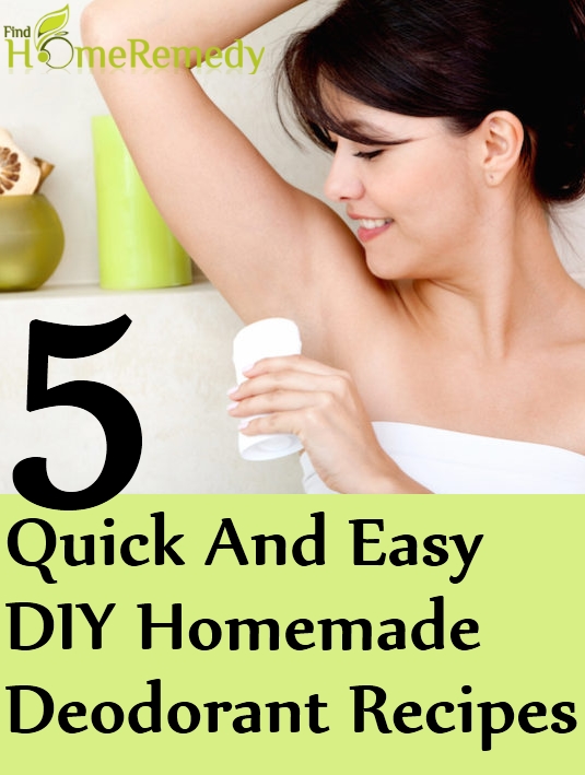 5 Quick And Easy DIY Homemade Deodorant Recipes