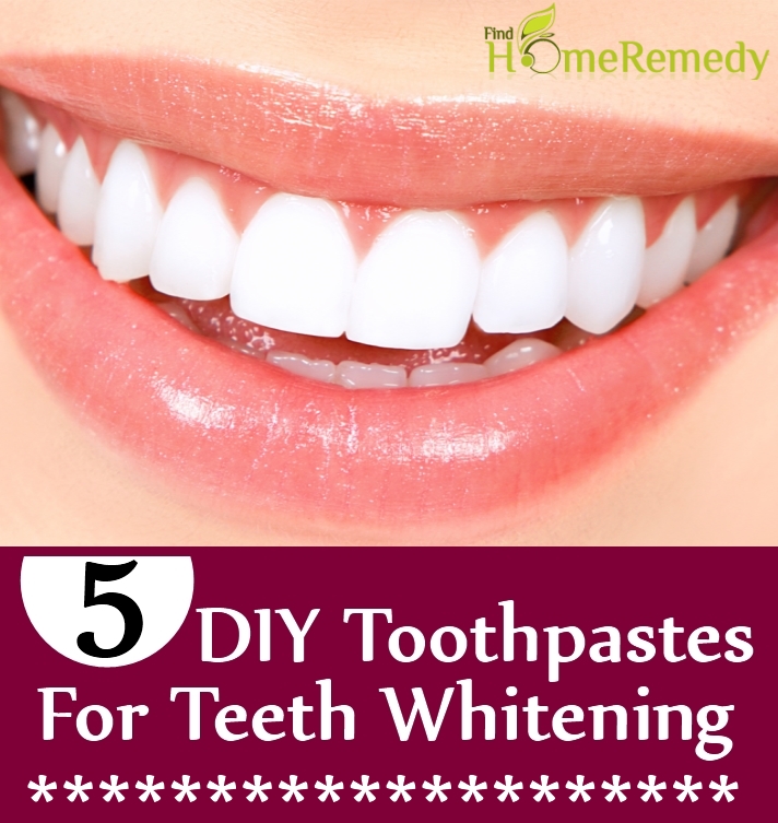 DIY Toothpastes For Teeth Whitening DIY Toothpastes For Teeth Whitening