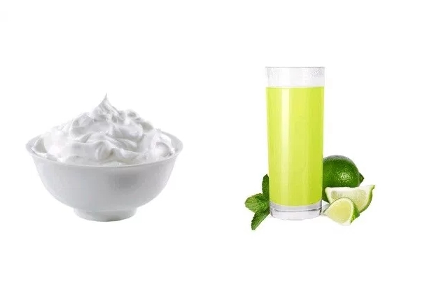 Milk Cream and Lime Juice Face Pack Milk Cream and Lime Juice Face Pack