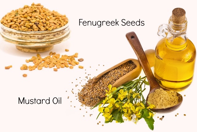 Mustard Oil And Fenugreek Seed Mask
