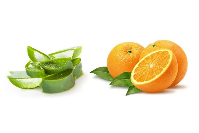 Orange Juice And Aloe Vera Mask Orange Juice And Aloe Vera Mask