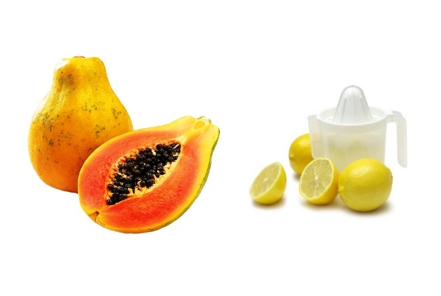 Lemon Juice And Papaya