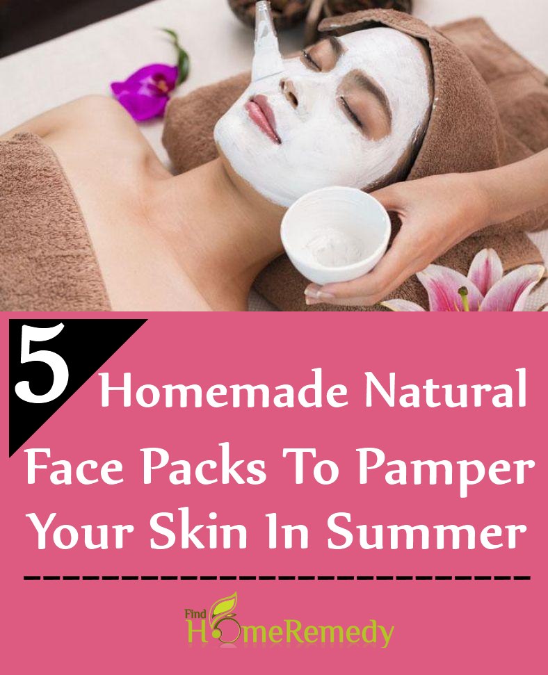 Natural Face Packs To Pamper Your Skin In Summer