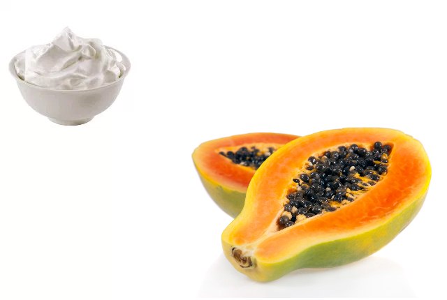 Papaya And Yogurt Face Mask Papaya And Yogurt Face Mask