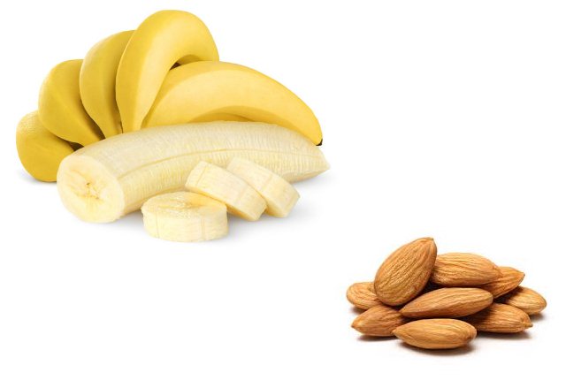 Banana And Almonds