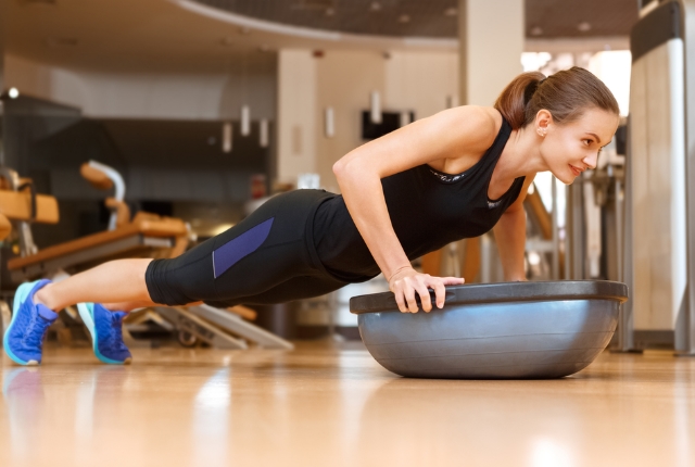 Use of Bosu ball increases the strength