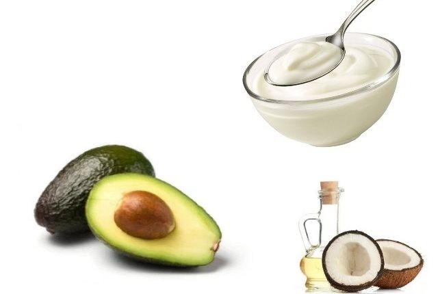 Coconut Oil With Yogurt And Avocado